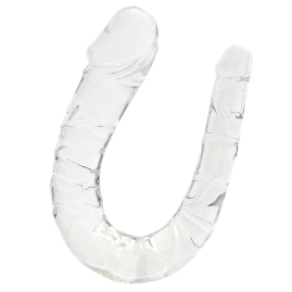 Фаллос Double Trouble King Cock Clear