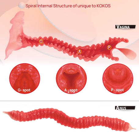 Мастурбатор-полуторс Kokos Hanna Onahole 002