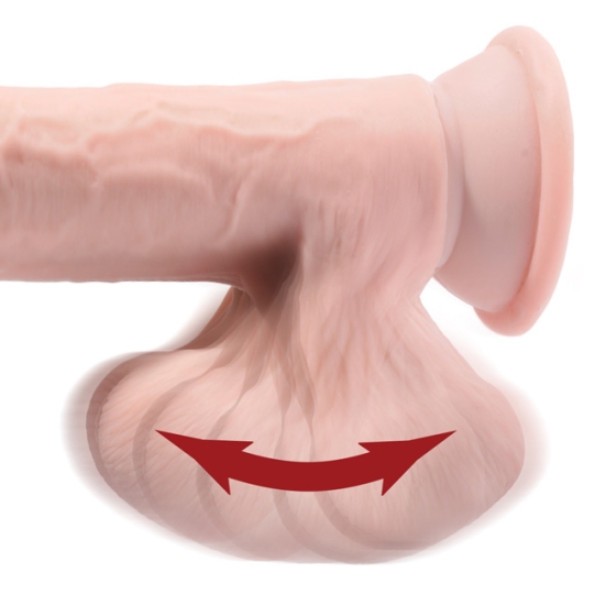 Фаллос Triple Density 9" with Swinging Balls