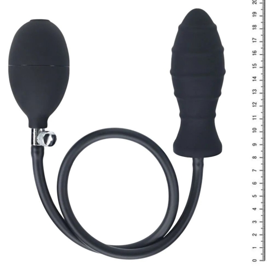 Анальная втулка Ribbed Inflatable